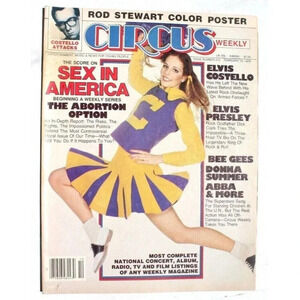 Vintage Circus Magazine July 10th, 1979 Magazine - Susan Anton Robby Benson
